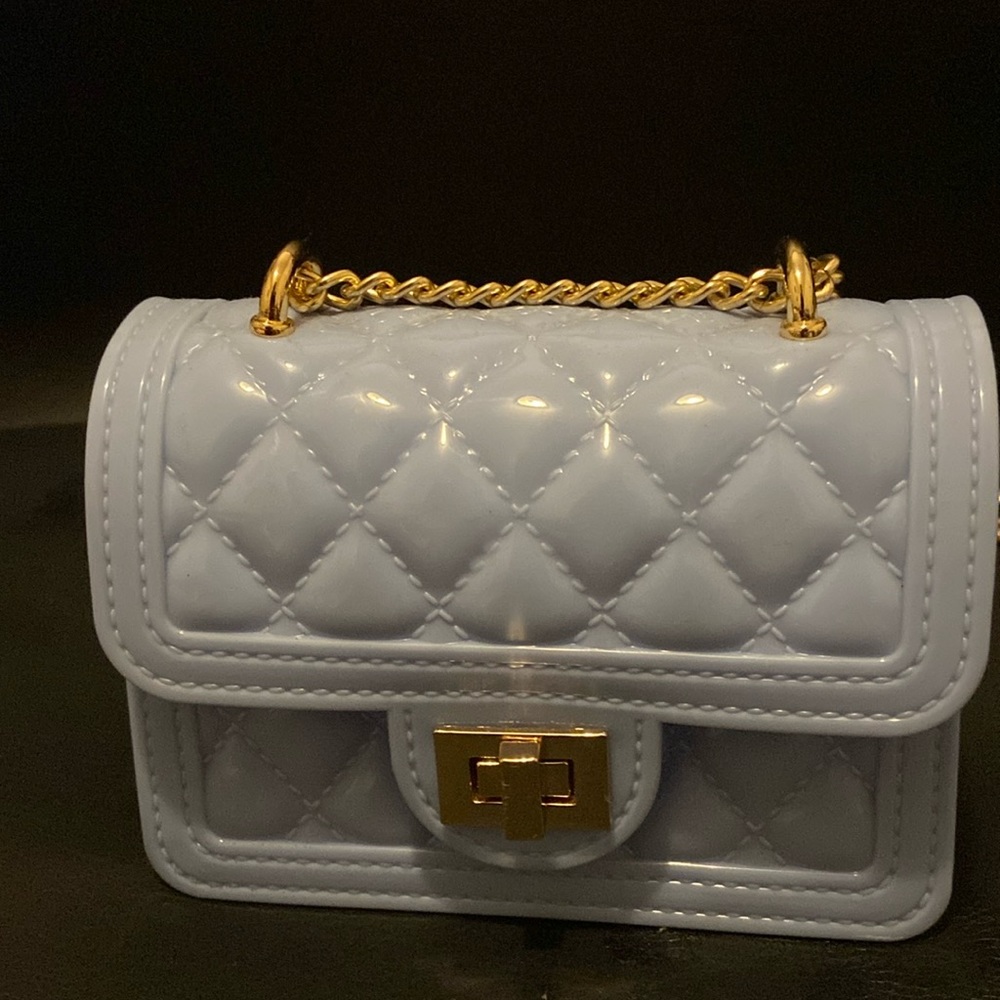 Dainty light blue Crossbody